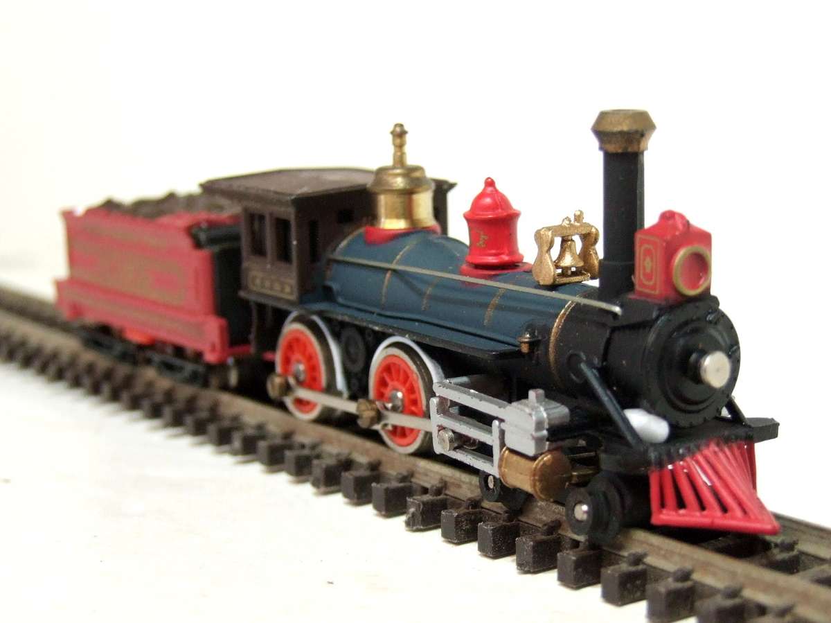 BACHMANN N:  Vintage "UNION PACIFIC RD" 4-4-0 Steam Locomotive in Good Boxed condition (USA)