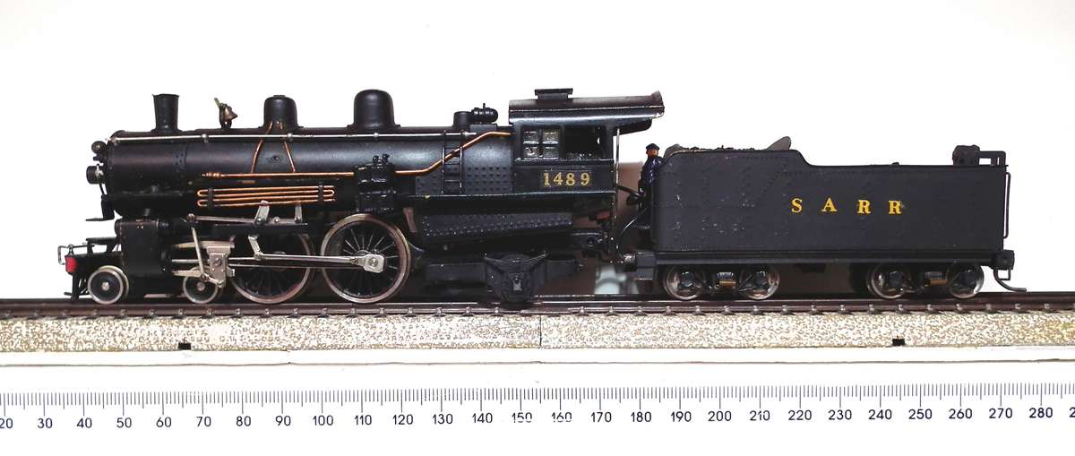 TENSHODO HO: Detailed Brass 4-4-2 SARR Steam Loco with Tender in Good Running Condition.(Japan)