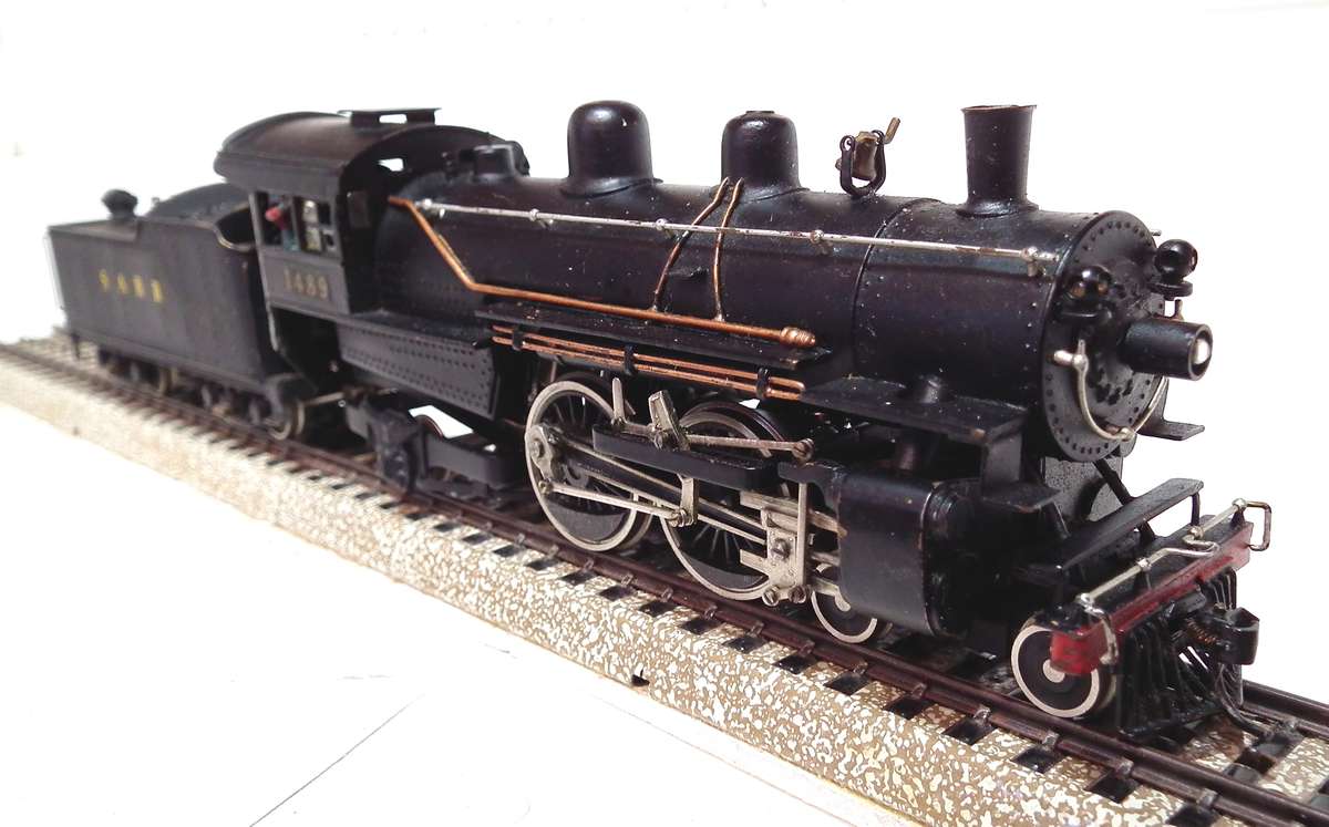 TENSHODO HO: Detailed Brass 4-4-2 SARR Steam Loco with Tender in Good Running Condition.(Japan)