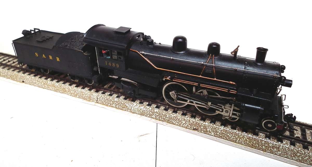 TENSHODO HO: Detailed Brass 4-4-2 SARR Steam Loco with Tender in Good Running Condition.(Japan)