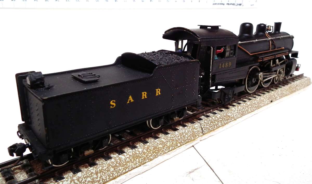 TENSHODO HO: Detailed Brass 4-4-2 SARR Steam Loco with Tender in Good Running Condition.(Japan)
