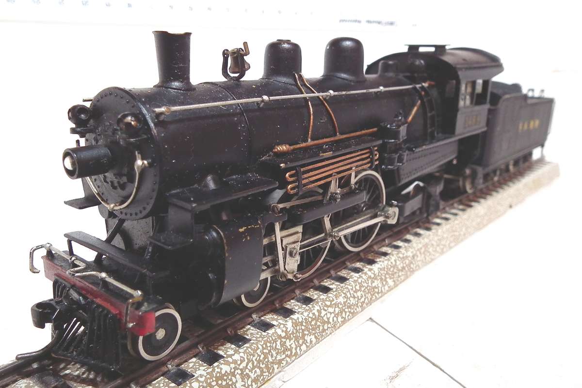 TENSHODO HO: Detailed Brass 4-4-2 SARR Steam Loco with Tender in Good Running Condition.(Japan)