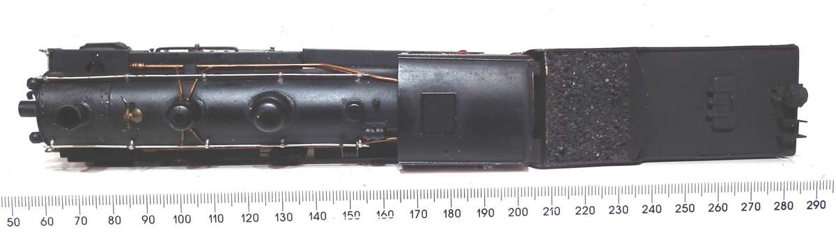 TENSHODO HO: Detailed Brass 4-4-2 SARR Steam Loco with Tender in Good Running Condition.(Japan)