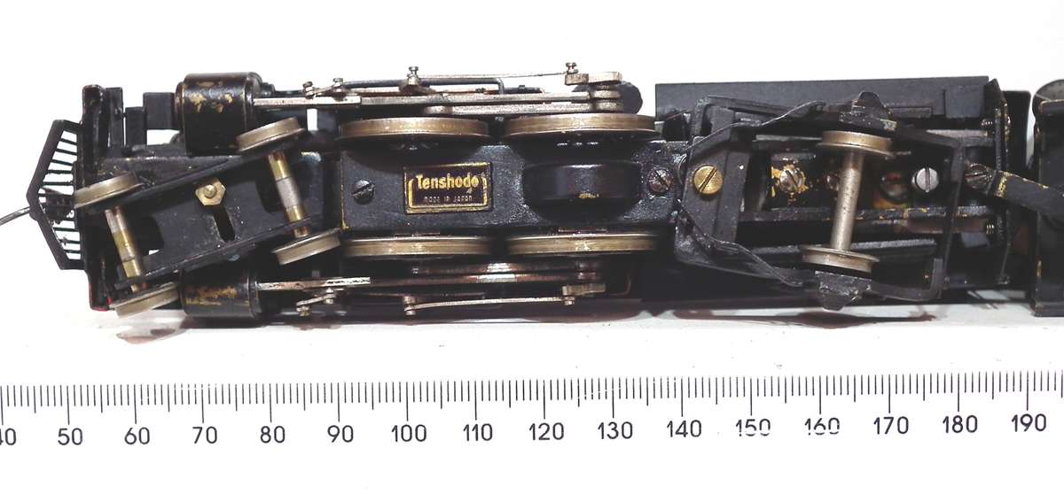 TENSHODO HO: Detailed Brass 4-4-2 SARR Steam Loco with Tender in Good Running Condition.(Japan)