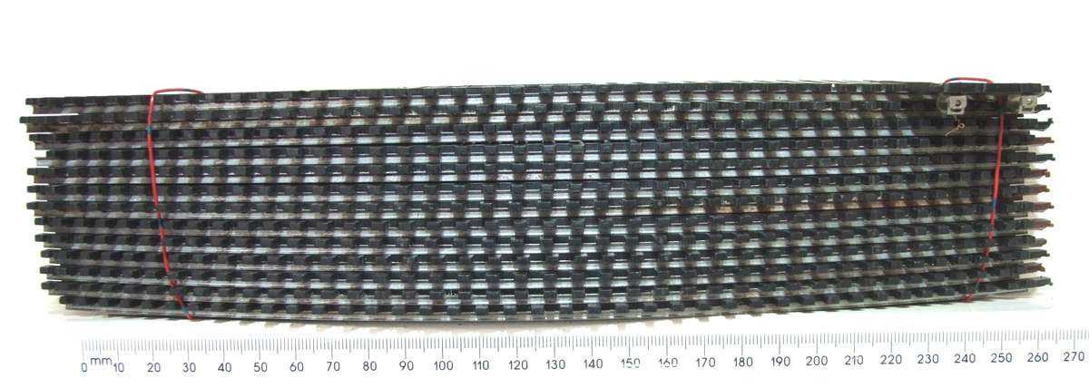 LIMA HO: 13pc 333mm Curved Steel Track in Fair Used un-boxed condition.(Italy))
