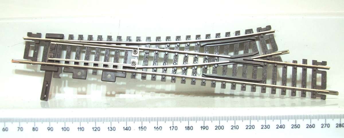 ATLAS HO: This Nickel Silver L-hand Manual Point is in Good Used Condition.(England)