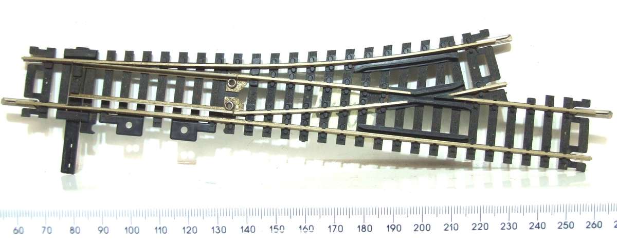 ATLAS HO: This Nickel Silver L-hand Manual Point is in Good Used Condition.(England)