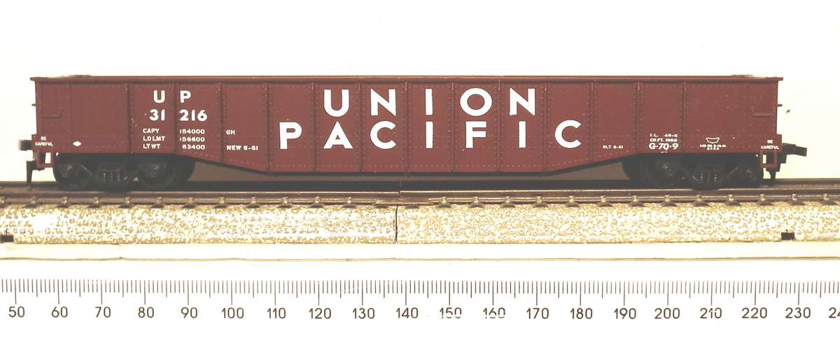 ATHEARN HO: UP 40' Gondola in New Old Stock Boxed condition.(USA)