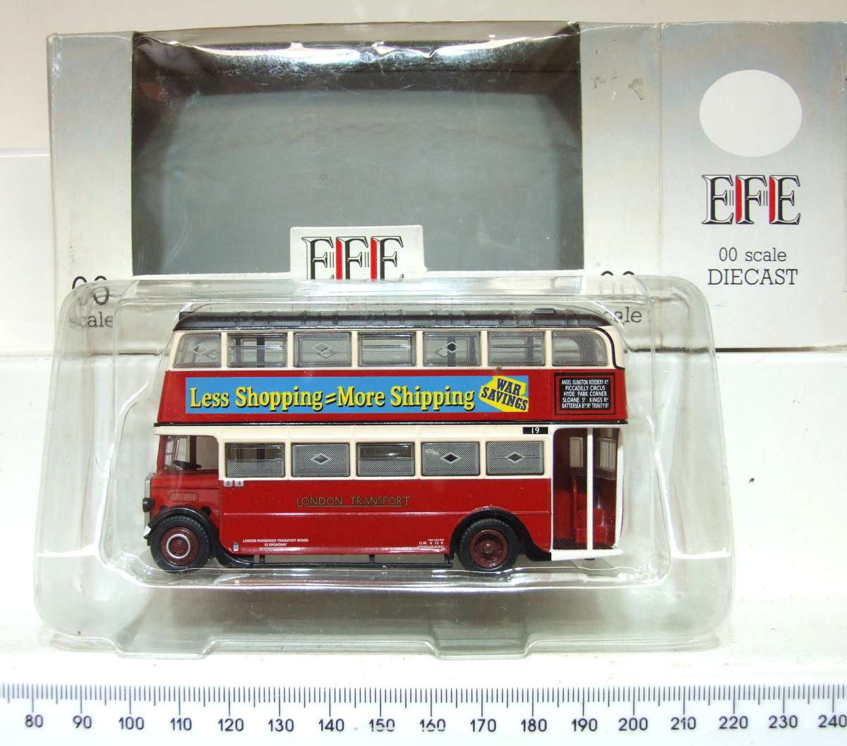 EFE OO: All Metal Leyland TDI Plymouth Bus in NEW Boxed Condition.