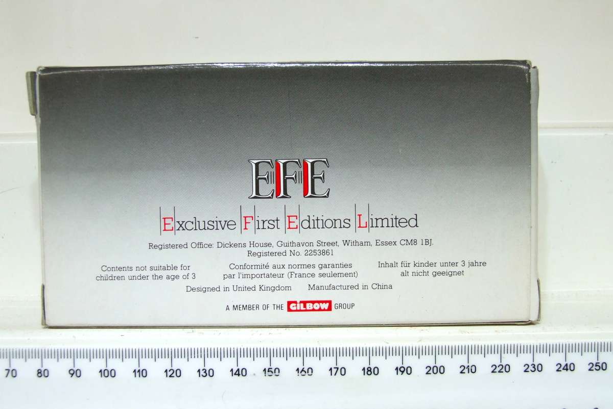 EFE OO: All Metal Leyland TDI Plymouth Bus in NEW Boxed Condition.