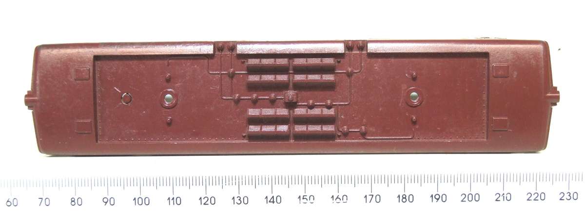 LIMA HO: Brown SAR `Trans Karoo` E5 Loco Body in Fair condition for Parts or Repair.(Italy)