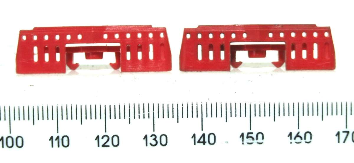 LIMA HO: SAR E5 `Trans Karoo` Locomotive cowcatchers in Fair un-boxed condition for Parts.(Italy)