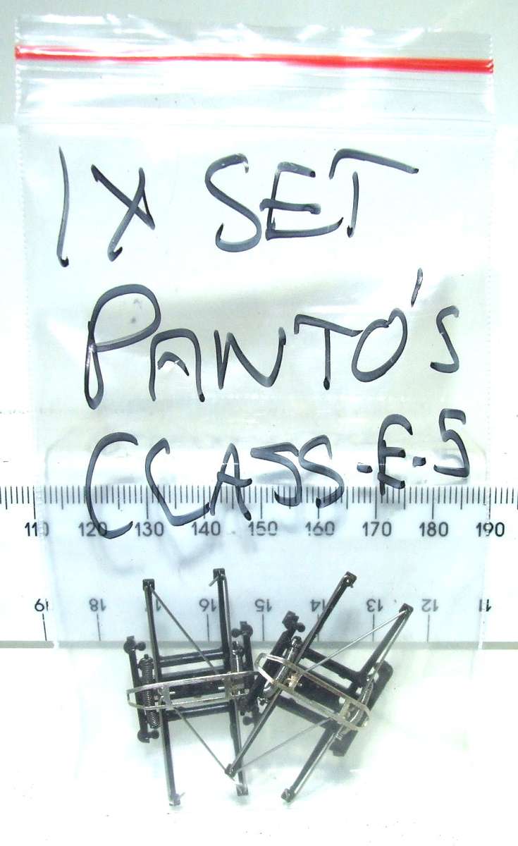 LIMA HO: 1pr SAR E5 Locomotive Pantographs  in Good condition(with Springs) for Parts.(Italy)