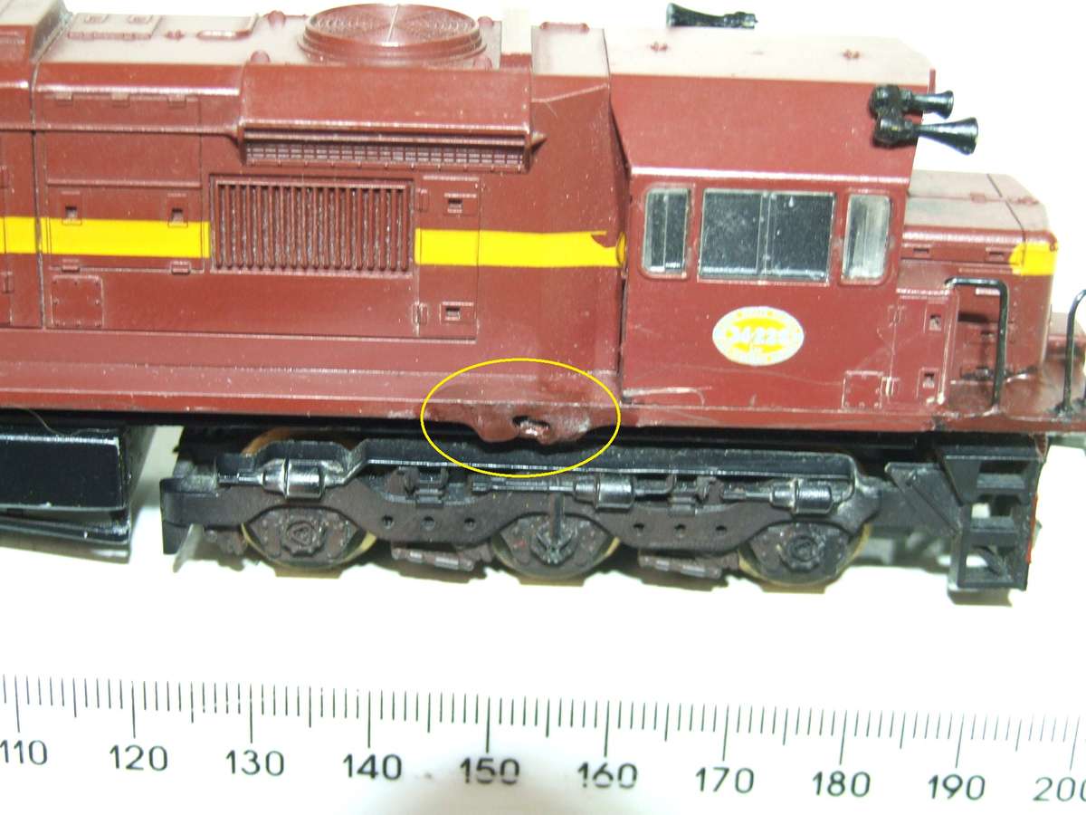 LIMA HO:  SAR "Trans Karoo" Class 34 Diesel Loco in Fair Un-Boxed Operational condition.(Italy)