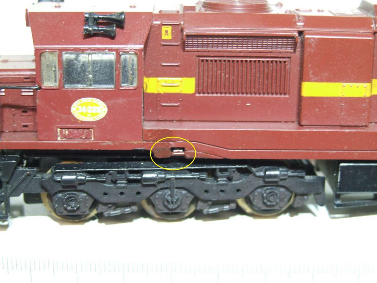 LIMA HO:  SAR "Trans Karoo" Class 34 Diesel Loco in Fair Un-Boxed Operational condition.(Italy)