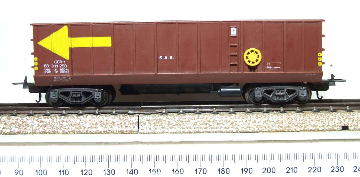 LIMA HO: SAR CCR Coal Hopper in Good Un-boxed, Used condition (Italy)