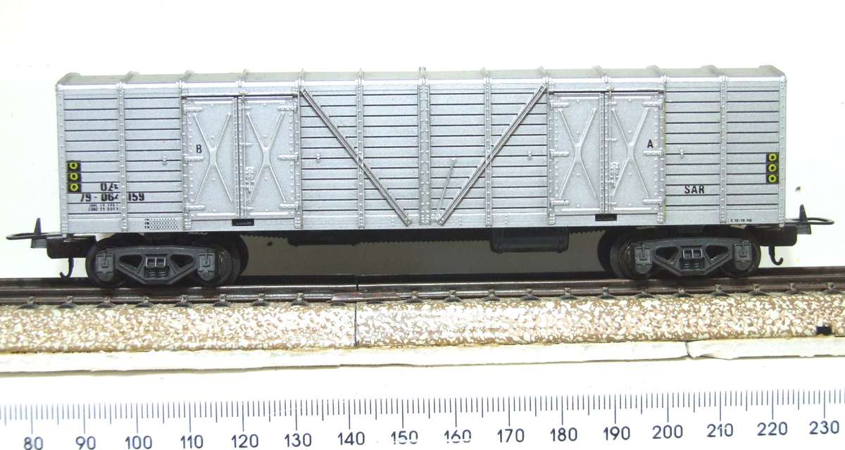 LIMA HO: SAR Silver OZ Wagon in Very Good Un-Boxed, Used Condition (Italy)