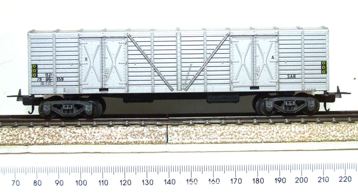 LIMA HO: SAR Silver OZ Wagon in Very Good Un-Boxed, Used Condition (Italy)