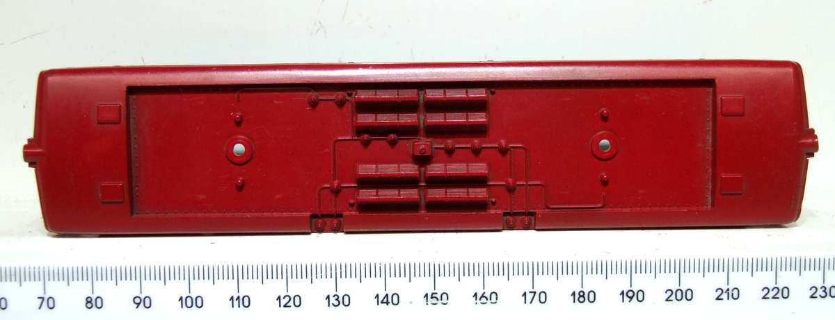 LIMA HO: Red SAR `Trans Karoo` E5 Loco Body in Very Good Condition for Parts or Repair.(Italy)