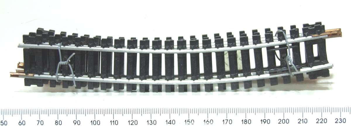 LIMA HO: 2x Pairs of Compensation Steel Track in Fair Used un-boxed condition.(Italy))