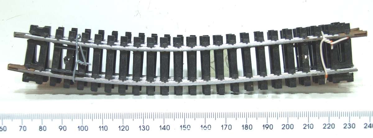 LIMA HO: 2x Pairs of Compensation Steel Track in Fair Used un-boxed condition.(Italy))