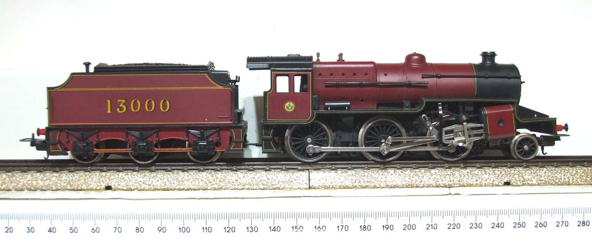 LIMA OO: Vintage 2-6-0 LMS "CRAB" No.13000 Steam Loco Very Good Running, Boxed Condition.(Italy)
