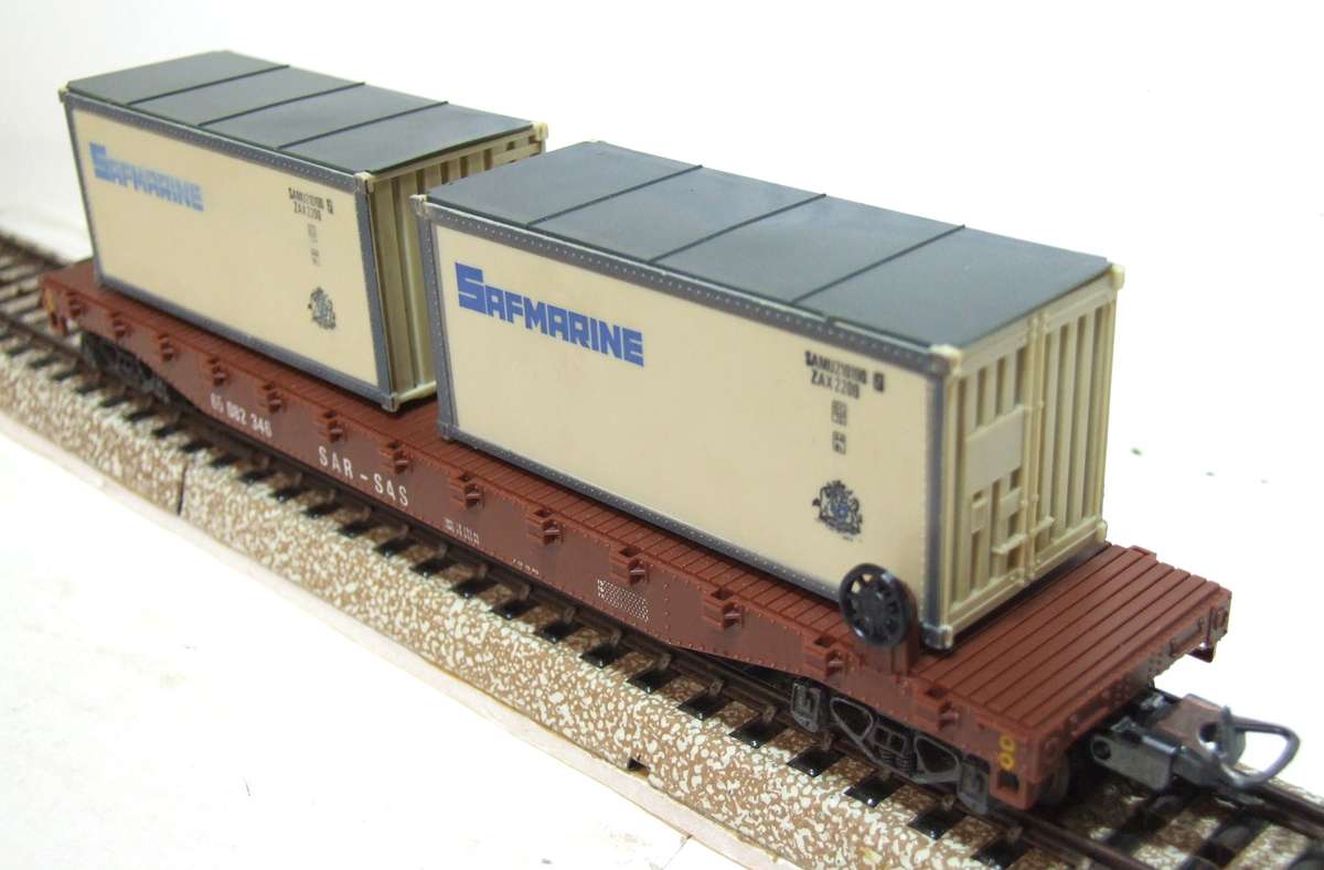 LIMA HO: SAR Container Carrier with Load in Good Boxed Used Condition (Italy)