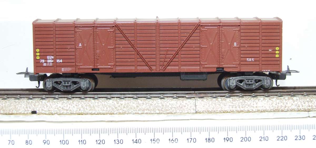 LIMA HO: SAR Brown OZ Wagon in Fair Boxed, Used Condition (Italy)