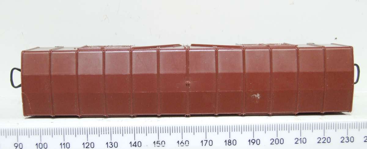 LIMA HO: SAR Brown OZ Wagon in Fair Boxed, Used Condition (Italy)