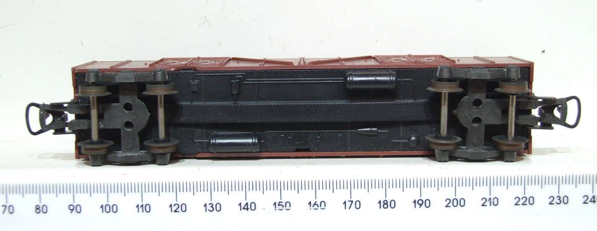 LIMA HO: SAR Brown OZ Wagon in Fair Boxed, Used Condition (Italy)