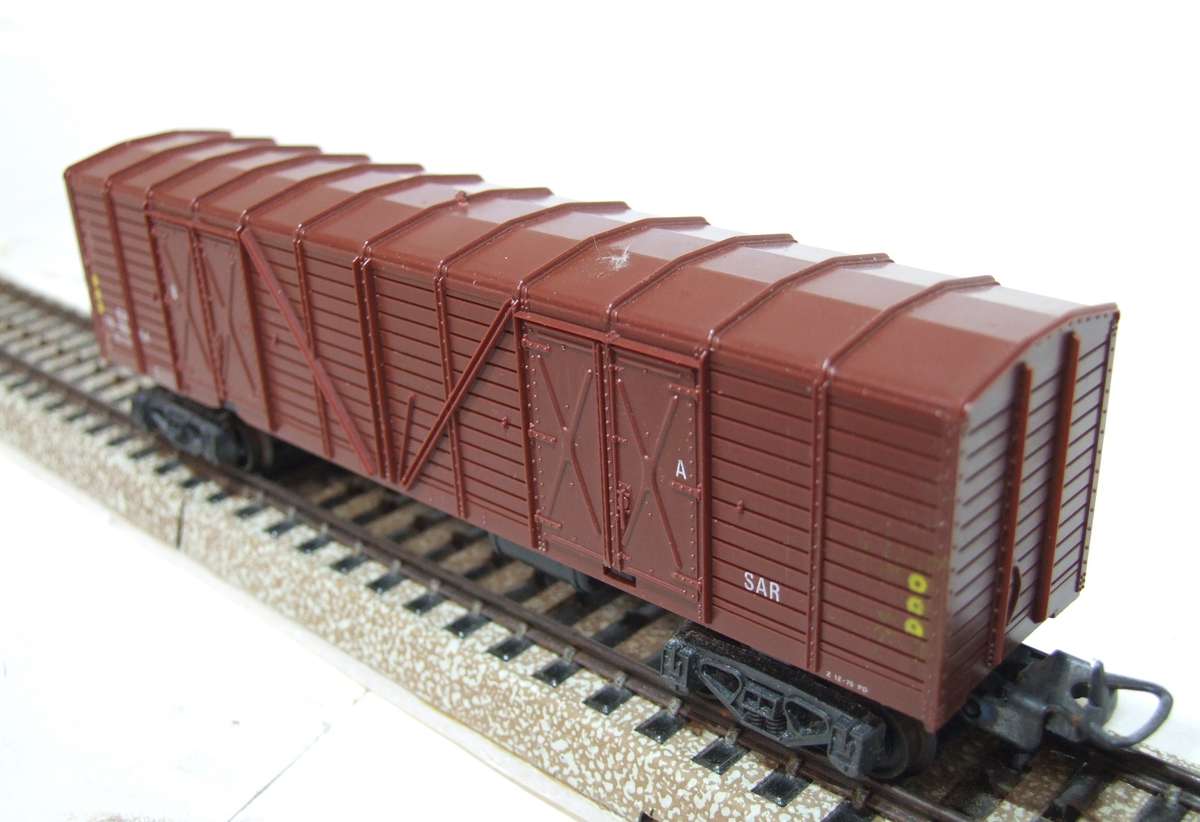 LIMA HO: SAR Brown OZ Wagon in Fair Boxed, Used Condition (Italy)
