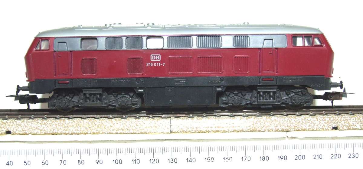 LIMA HO:  DB  Class V216 001-7 Diesel Locomotive in Good Un-boxed and Used Condition(Italy)