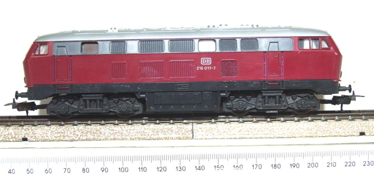 LIMA HO:  DB  Class V216 001-7 Diesel Locomotive in Good Un-boxed and Used Condition(Italy)