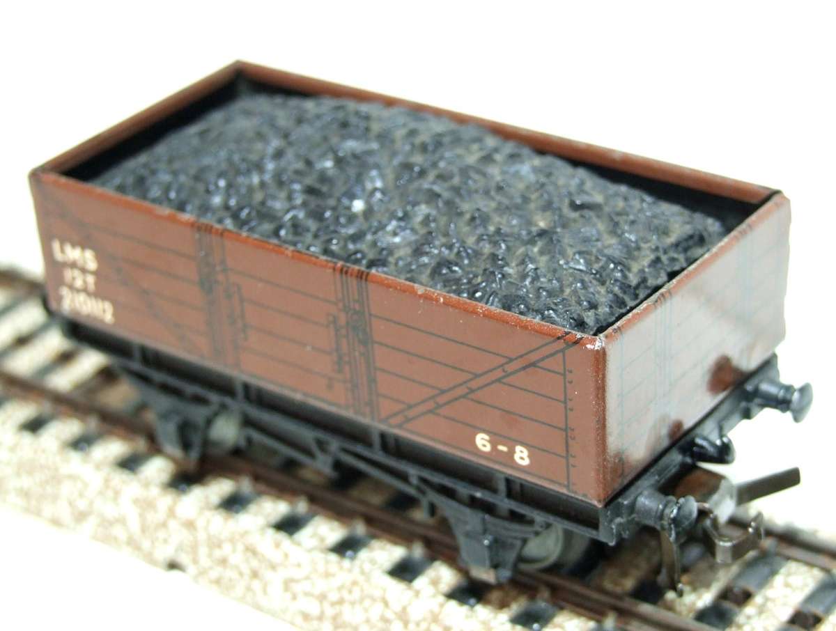 HORNBY OO:  Vintage English "LMS" Coal Car in Good Un-Boxed condition.