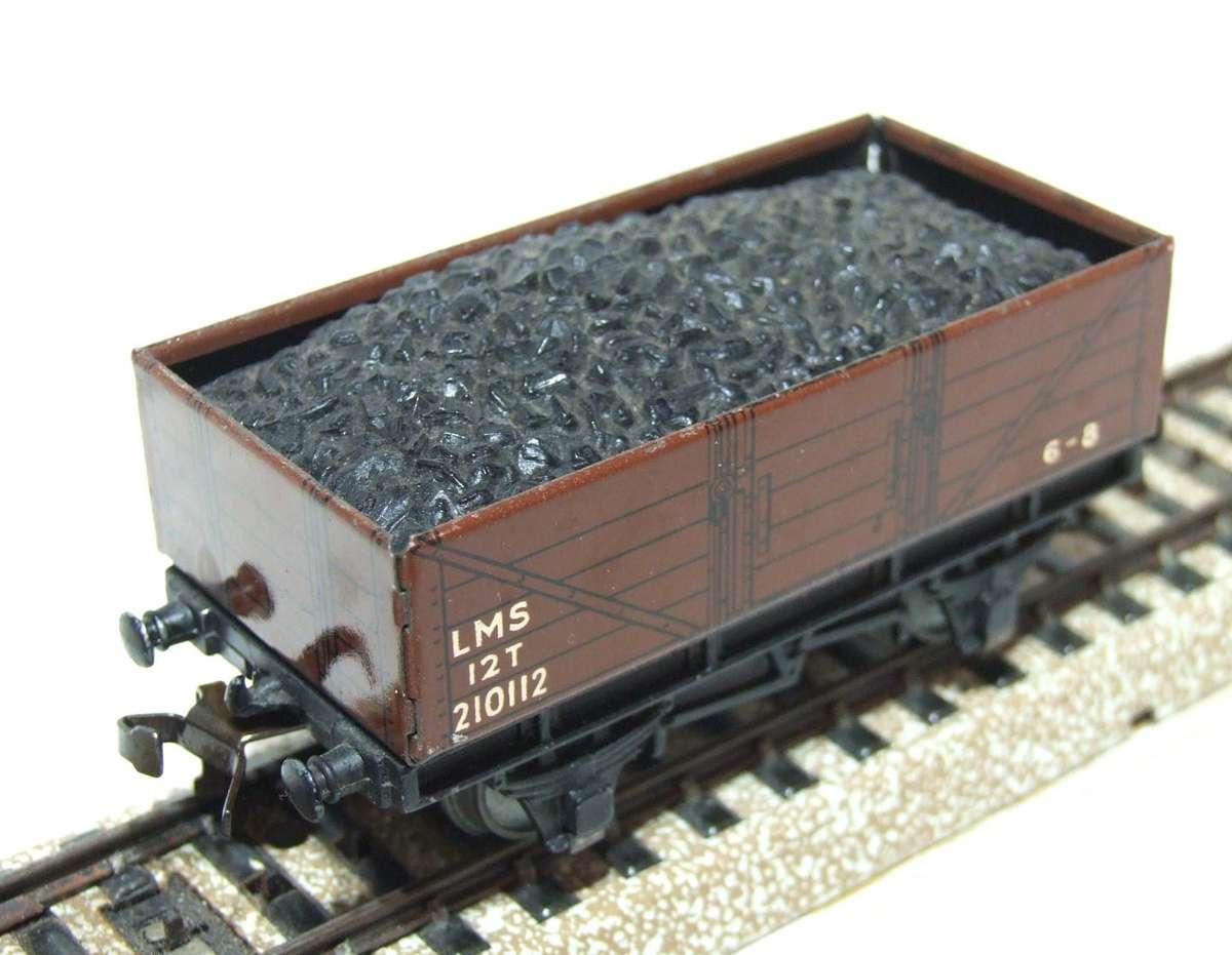 HORNBY OO:  Vintage English "LMS" Coal Car in Good Un-Boxed condition.