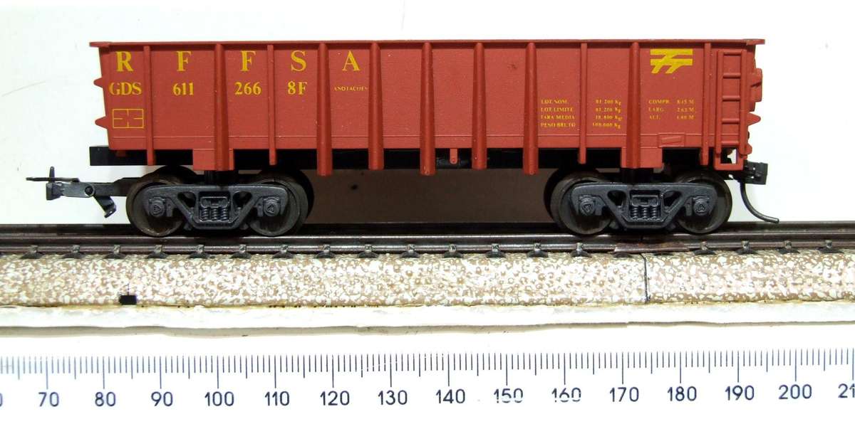 FRATESCHI HO: Coal Hopper with Different Couplings in Good Boxed, Used condition (Italy)