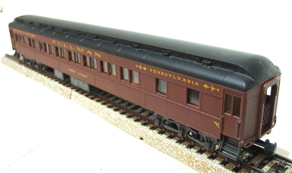 RIVAROSSI HO: Detailed US "PENCELVANIA" Passenger Coach with Lights in Good Un-Boxed condition.