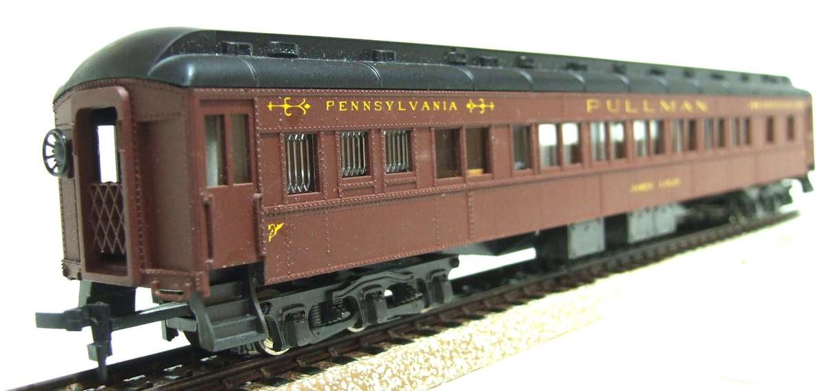 RIVAROSSI HO: Detailed US "PENCELVANIA" Passenger Coach with Lights in Good Un-Boxed condition.