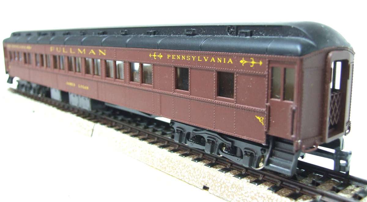 RIVAROSSI HO: Detailed US "PENCELVANIA" Passenger Coach with Lights in Good Un-Boxed condition.