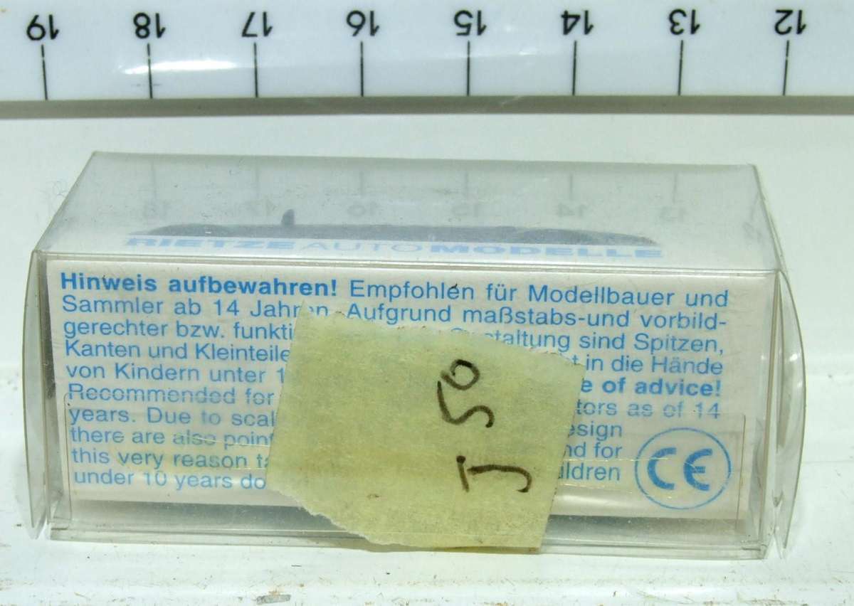 RIETZE HO: Highly Detailed AUDI A6  in Like New Boxed Condition.