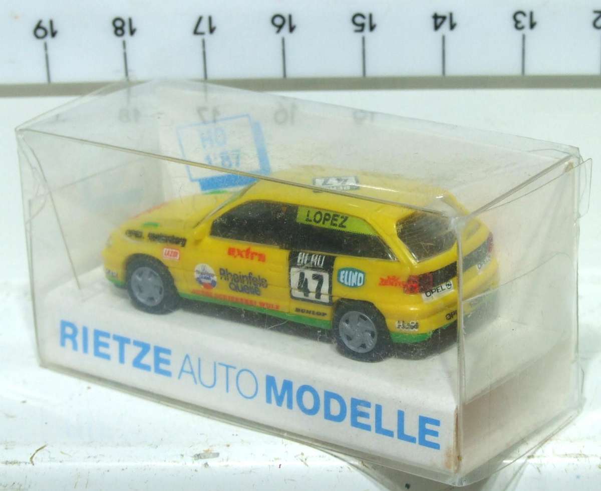 RIETZE HO: Highly Detailed OPEL ASSTRA Rally Car  in Like New Boxed Condition.(Germany)