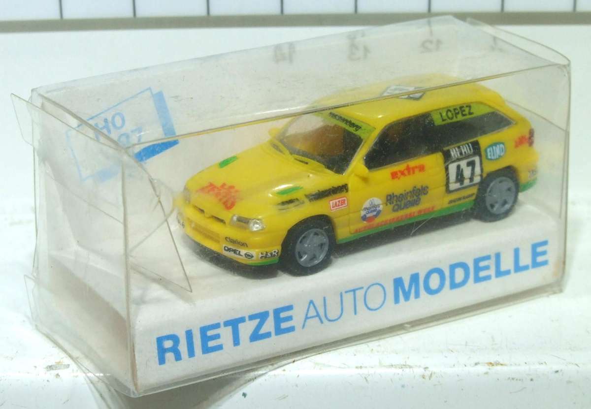 RIETZE HO: Highly Detailed OPEL ASSTRA Rally Car  in Like New Boxed Condition.(Germany)