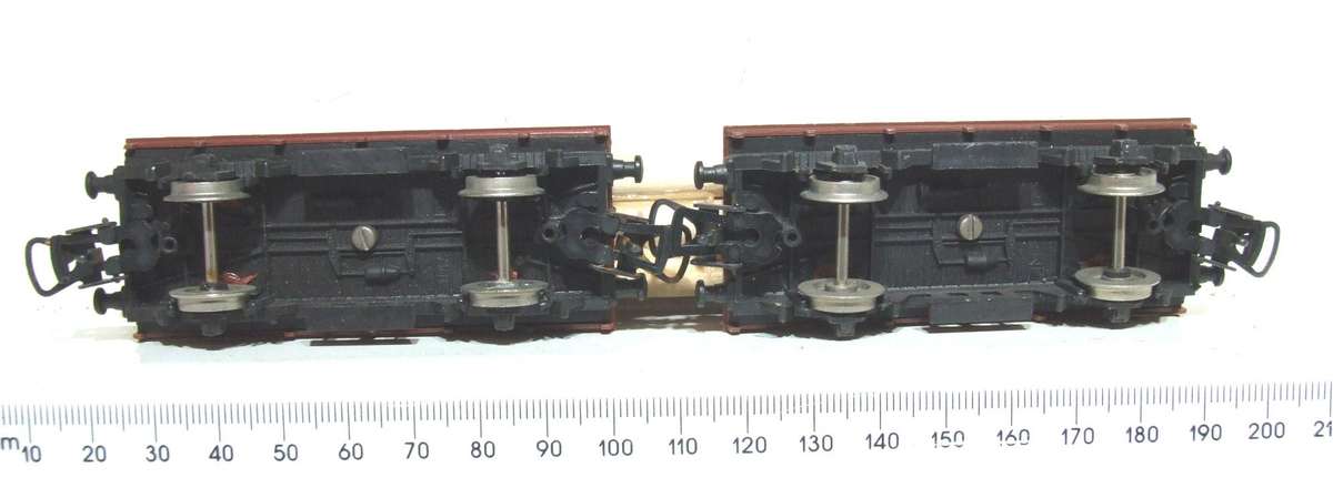 LIMA HO: Vintage Twin Carrier with Wood Load in  Fair, Un-Boxed condition(Italy)