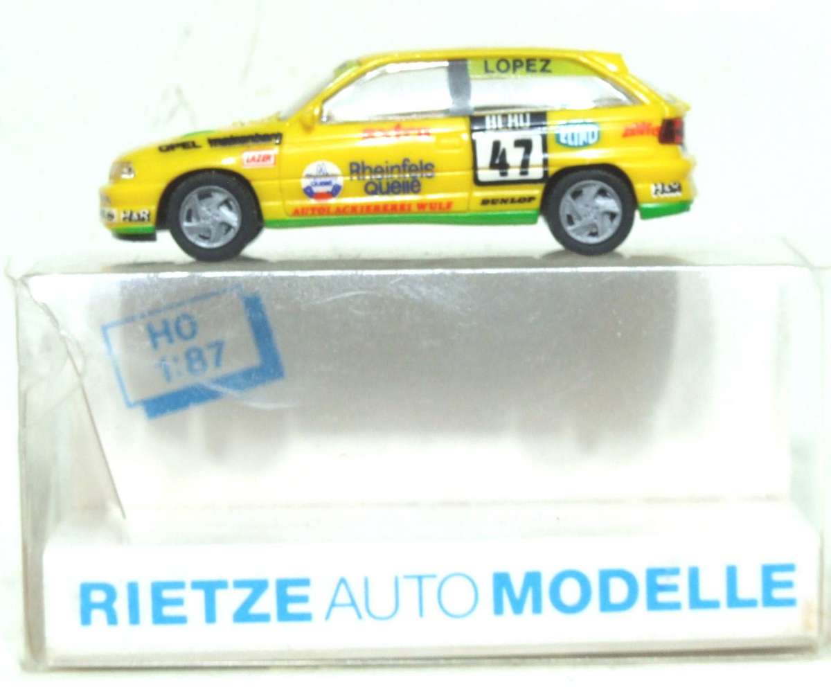 RIETZE HO: Highly Detailed OPEL ASSTRA Rally Car  in Like New Boxed Condition.(Germany)