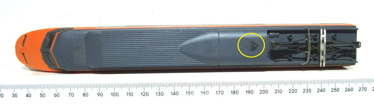 LIMA HO:  Vintage SNCF TGV High Speed Locomotive in Good Un-Boxed condition (Italy)