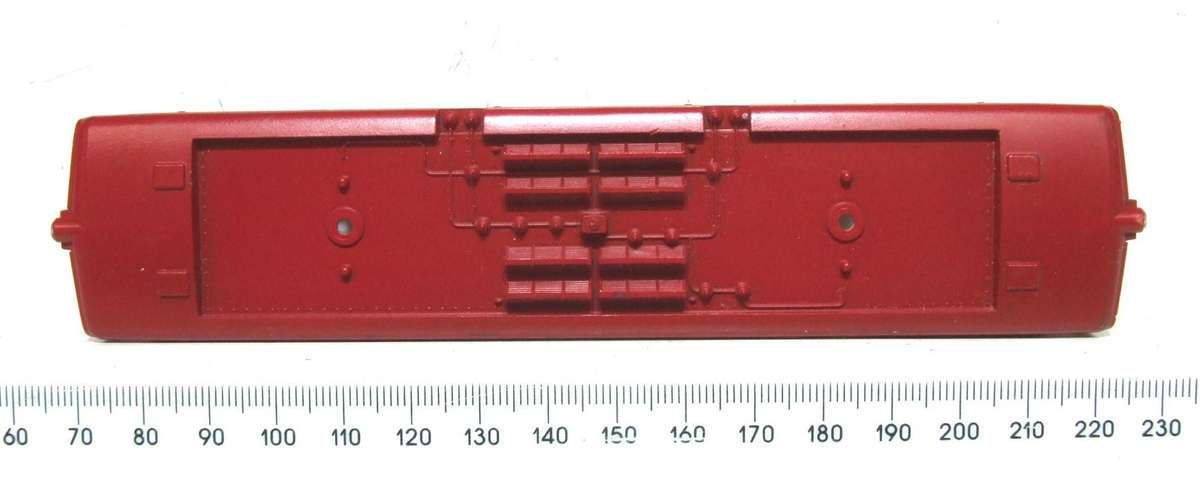 LIMA HO: Red SAR `Trans Karoo` E5 Loco Body in Very Good Condition for Parts or Repair.(Italy)