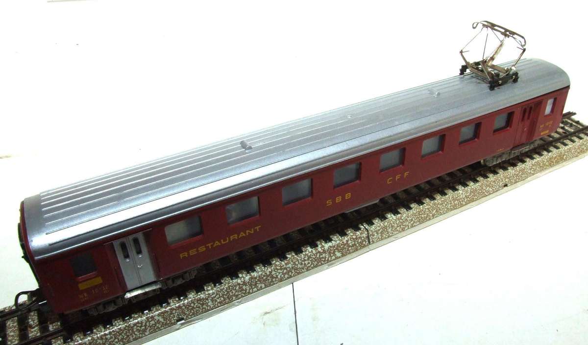 LIMA HO: Vintage SBB SWISS Restaurant Coach in Good, Un-Boxed condition(Italy)