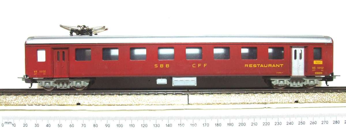 LIMA HO: Vintage SBB SWISS Restaurant Coach in Good, Un-Boxed condition(Italy)