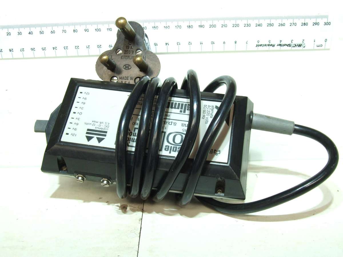 LIMA POWER SUPPLY:  European 220V/12.5V DC Power Supply/Controller in good un-boxed condition(Italy)