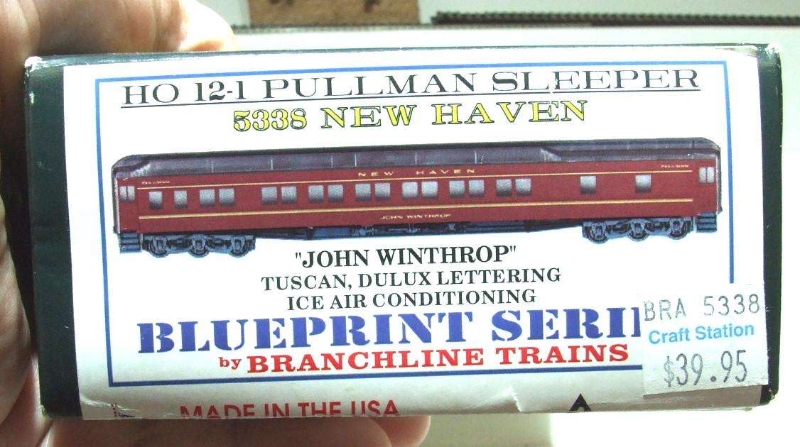 BRANCHLINE HO: Detailed American"NEW HAVEN" Pass Coach Kit in Good Assembled Boxed Condition.(US